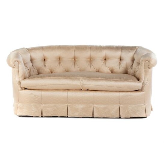 Upholstered Button Back Sofa
