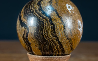 Very Rare Fossilized Algae Sphere- 356.33 g