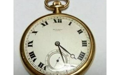 Vintage 14K stamped gold mechanical watch "Movado"