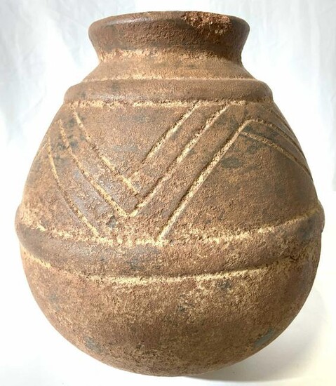 Vintage Ceramic Round Base Vase
