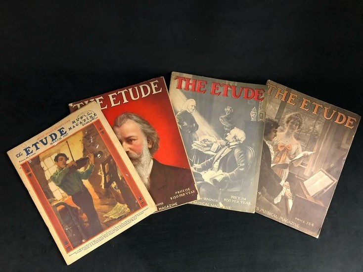 Vintage Magazines Etude Music