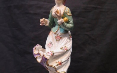 Vintage Meissen Porcelain Figure of a Woman