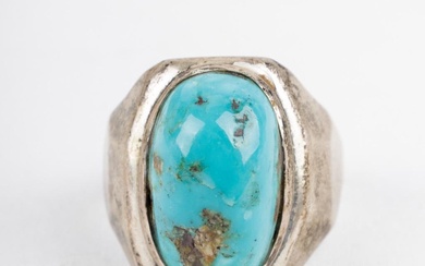 Vintage Sterling Turquoise Ring