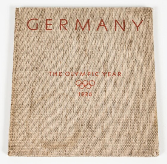 WWII PROPAGANDA BOOK 'GERMANY THE OLYMPIC YEAR 1936'
