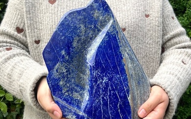 XXL Lapis Lazuli in a wonderful form Freeform - Height: 29 cm - Width: 21 cm- 6.4 kg - (1)