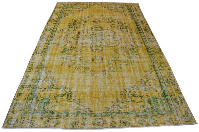 Yellow vintage √ Certificate √ Cleaned - Rug - 285 cm - 175 cm