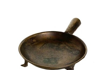 early bronze skillet (1) - Medieval - Bronze - 15th century
