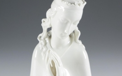 Will-George Porcelain Madonna Figurine, Mid-Century
