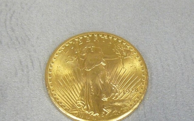 A 20 dollars gold coin Saint Gaudens 1928