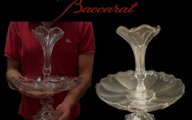 19th C. French Baccarat Crystal Centerpiece