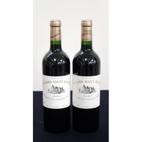 2 bts Ch. Bahans Haut-Brion 2005 Pessac-Léognan (2nd wine o...
