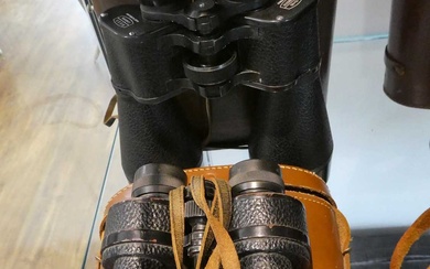2 pairs of binoculars, 1 by Ross of London (model...