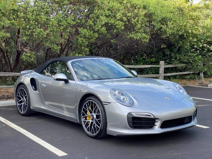 2015 PORSCHE 911 TURBO S CABRIOLET; ONE OWNER LOW MILES