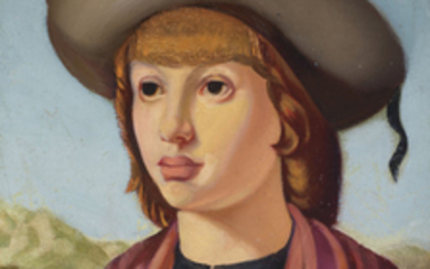 Tamara de Lempicka (1898-1980), Jeune homme au livre