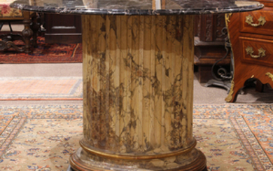 Classical style marble top foyer table