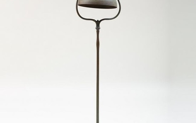 Tiffany Studios Bronze Floor Lamp with Patinated Bronze