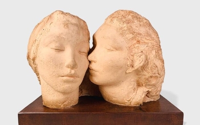 Double Bust Of Women, Dorothea Greenbaum (1893-1986)