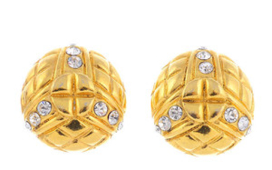 CHANEL - a pair of vintage clip-on earrings. View more details