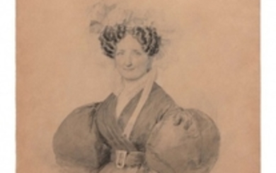 Franz Xaver Winterhalter Menzenschwand, 1805 - Francfort-sur-le-Main, 1873 Portrait de femme à la large robe