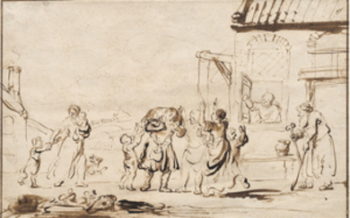 Justus de Gelder (Dordrecht 1650-1707? Vianen), The Parable of the Lost Sheep