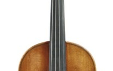 Violin - C. 1820, in the manner of GB Guadagnini, labeled JOANNES BAPTISTA GUADAGNINI PLA/ CENTINUS FECIT MEDIOLANI 1746, length of one-piece back 357 mm.
