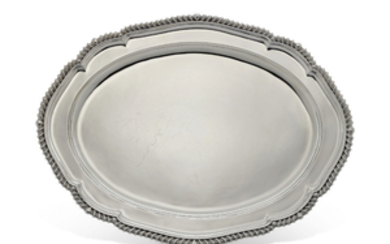 A WILLIAM IV SILVER MEAT DISH, MARK OF PAUL STORR, LONDON, 1834