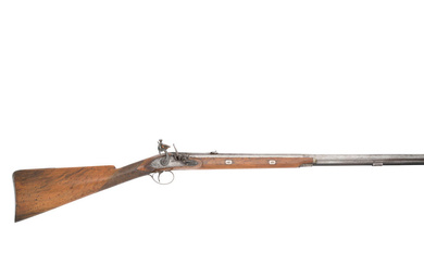 A 16-Bore Flintlock Sporting Gun For Shot Or Ball By...