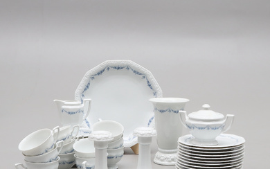 A 42-piece “Classic Rose” porcelain coffee set, Rosenthal, Germany.