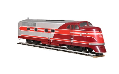 A 5 INCH GAUGE SCALE MODEL OF AN ELECTRO MOTIVE CORP T A ELECTRIC LOCOMOTIVE NO 601