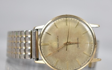 A 9ct Gold Cased Gents Eterna-Matic Centenaire Automatic Swi...