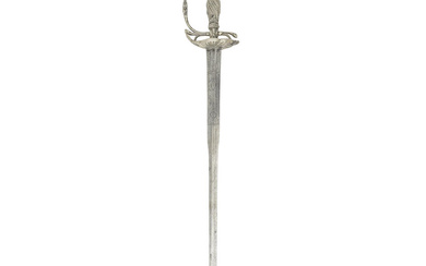 A Continental Silver-Hilted Small-Sword The Hilt Mid-18th Century, The Blade...