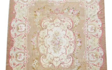 A FRENCH AUBUSSON TAPESTRY CARPET