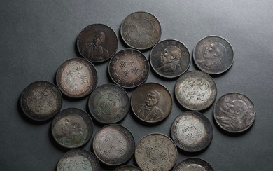 A GROUP OF 20TH CENTURY STERLING SILVER COINS
