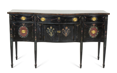 A George III Style Painted Sideboard