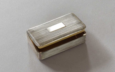A George IV Silver Snuff-Box, Maker’s Mark TS, Probably for...