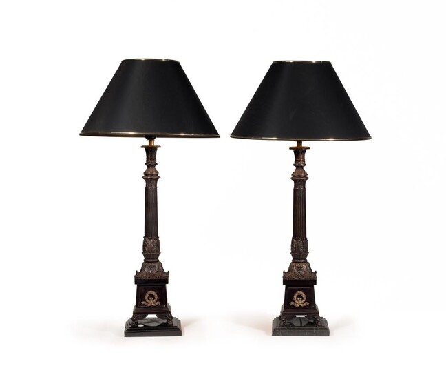 A PAIR OF NEOCLASSICAL STYLE LAMPS