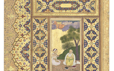 A VISIT TO A HOLY MAN MUGHAL INDIA, LATE 17T...