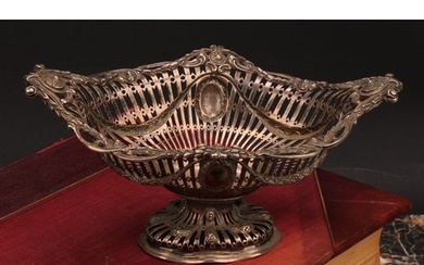 A Victorian silver pedestal sweetmeat dish, in the Neo-Class...