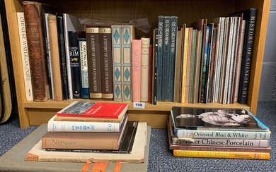 A quantity of books on Chinese, Japanese and other oriental art and antiques.