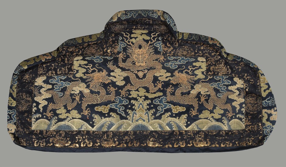 A rare Chinese throne cushion