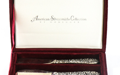 A set of four vintage American Silversmiths Collection 'Godinger' butter...
