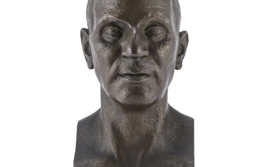 AROLDO BELLINI (Pérouse 1902 - Rome 1984) Portrait du Dr Epimaco Leonardi, années 1950 Sculpture...