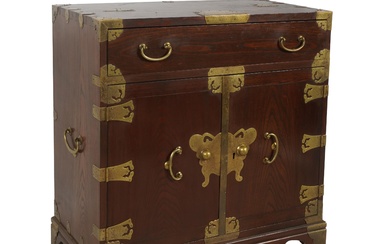 Asian Brass-Mounted Cabinet