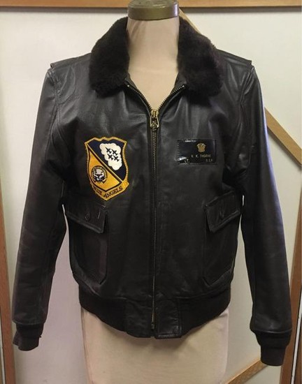 Authentic Named Blue Angels G1 Naval Flight Jacket