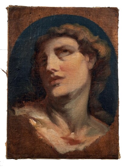 Bozzetto mit dem Kopf des heiligen Sebastian, Bologna, 18. Jh. - Kreis des Gaetano Gandolfi
