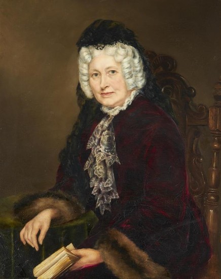 British School (19th century), Portrait of Lydia Marriott Morland (1774-1843)
