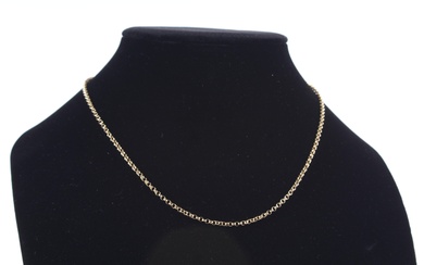 Cable Chain Necklace 14K Gold