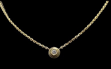 Cartier d'Amour necklace, small model, 18K yellow gold, diamond