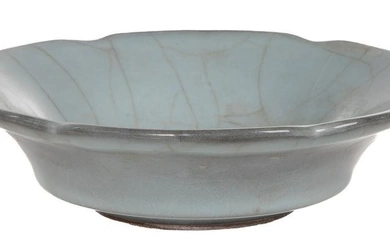 Chinese Guan-Type Lotus Bowl