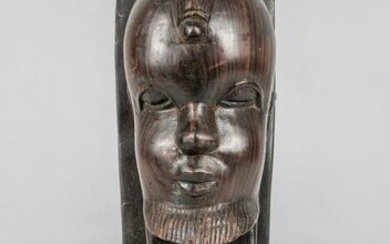 Collectible African Wood Wall Hanging Figure